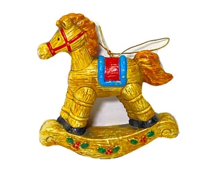 Rocking Horse Christmas Tree Ornament Multi-colored - Picture 1 of 3