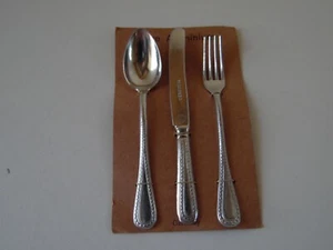 Cubiertos de aluminio para niños vintage cubiertos 3 piezas hechos en alemania nuevos - Imagen 1 de 4