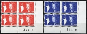 Greenland 1989, Queen Margrethe II G112-G113 imprint block MNH, Mi 189-90 +14€ - Picture 1 of 1