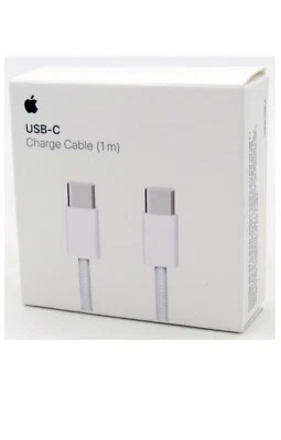Apple USB-C Charge Cable 1M ‎3 FT Woven Braided MQKJ3AM/A Original In Retail Box - Image 1 of 2