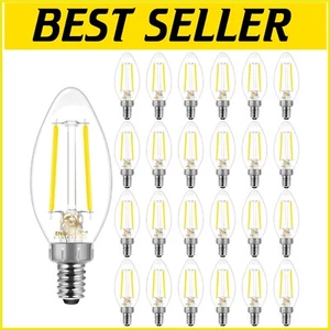 Eco-Friendly B10 Candelabra LED Bulbs, Daylight 5000K, 60W Equivalent, 24 Piece - Picture 1 of 9