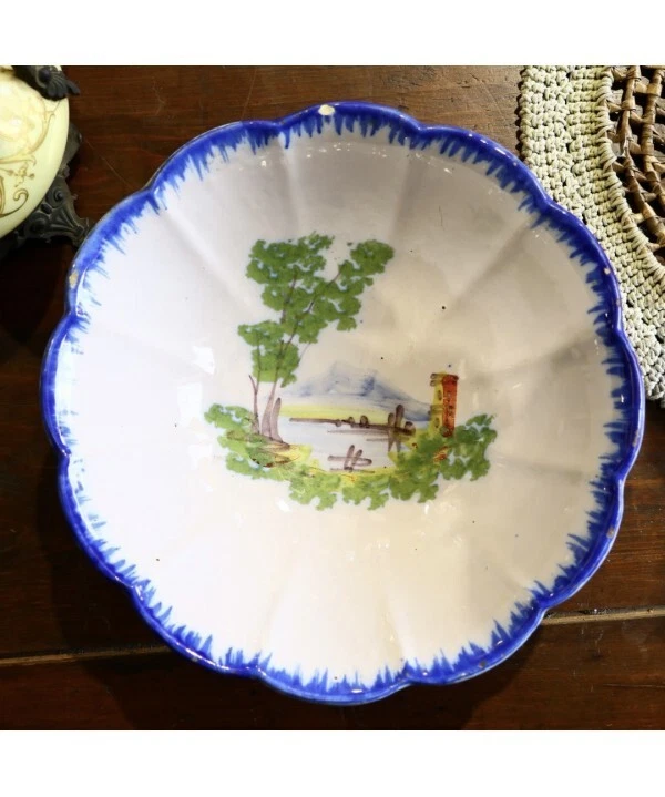 Saladier ancien en faïence - Photo 1/1