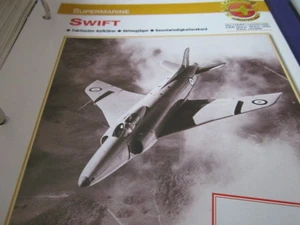 Fliegen 4: Karte 184 Supermarine Swift - Picture 1 of 1