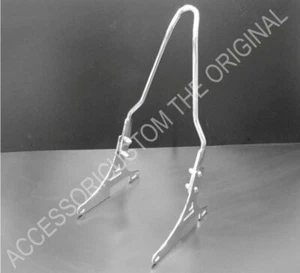 Zurück Rückenplatte Chrom Sissybar Sissy BAR Harley Davidson Dyna Super Glide - Bild 1 von 12