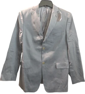 John Varvatos Big Boys Gray Two Button Cotton Blend Blazer Size 18R - Picture 1 of 3