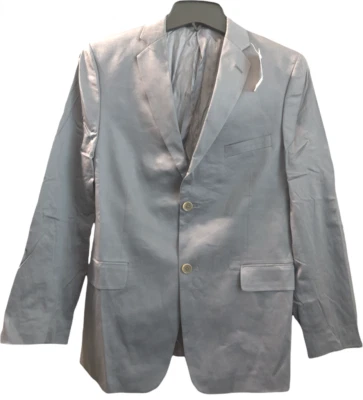 Blazer John Varvatos Big Boys Gris Dos Botones Mezcla Algodón Talla 18R Foto 1 de 3