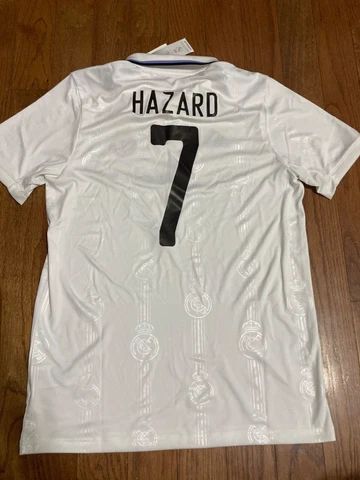 Eden Hazard Real Madrid 2022/23 Home Soccer Jersey - Brand New Medium Cover