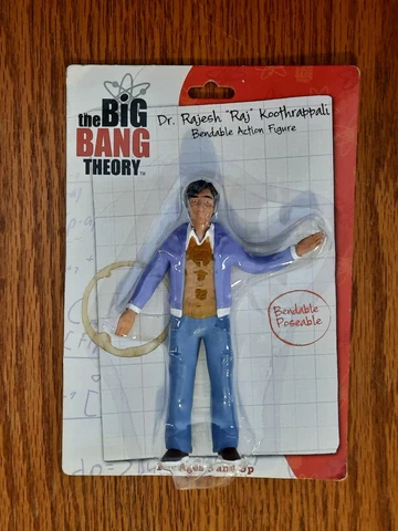 Big Bang Theory DR RAJ KOOTHRAPPALI Bendable Figure Cover