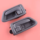 Pair Grey Inside Door Handle Left & Right Fit For Toyota Sequoia Tundra