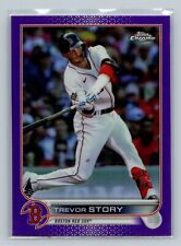 2022 Topps Chrome PURPLE Trevor Story #USC16 - Boston Red Sox