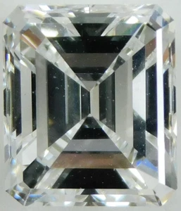 1.32 ct Carat Emerald Cut GIA D / VVS2 Loose Natural Diamond B9552 - Picture 1 of 4