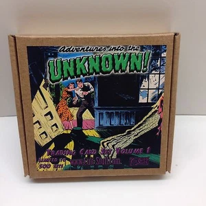 ADVENTURES INTO THE UNKNOWN (Cult-Stuff) SEALED TRADING CARD SET w/ PREMIUM CARD - Picture 1 of 2
