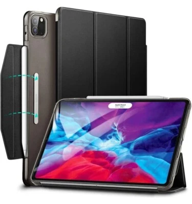 IPAD PRO 12.9" YIPPEE TRIFOLD SMART CASE  COVER 2018 and 2020 BLACK - Image 1 of 4