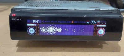 Old school vintage Sony CDX-M630 CD Player In Dash, black panel fully working - Image 1 of 4