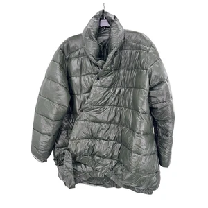 Chaqueta Bomber Universal Standards Mujer Puffer Gris M Botón Manga Larga Nueva Sin Etiquetas - Imagen 1 de 5