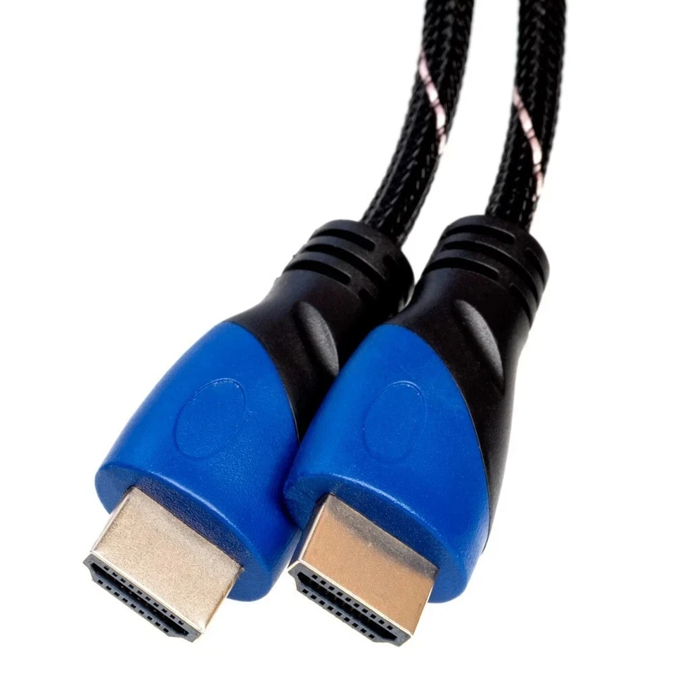 ELECTRO-STORE4U 4K Premium HDMI Cable 2.0 High Speed 60Hz Cord 1080P Mesh 1.5FT- 50FT Laptop Lot