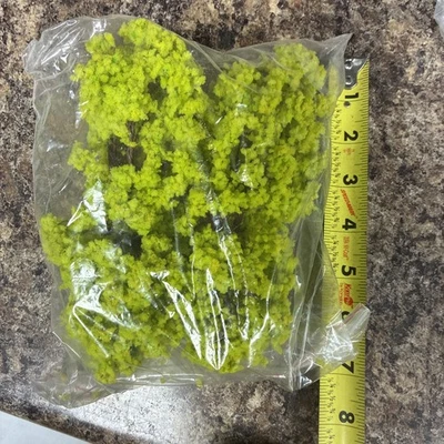Set Of Four Trees For A Scale, Train Layout. Nice  Bright Green Color. - Image 1 of 2
