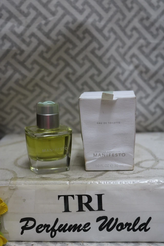 MANIFESTO Isabella Rossellini's Eau de Toilette Mujer Spray 1 OZ Caja dañada Foto 1 de 2