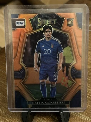 2022 Panini Select FIFA Mezzanine Orange Prizm /60 Matteo Cancellieri Rookie RC - Image 1 of 2