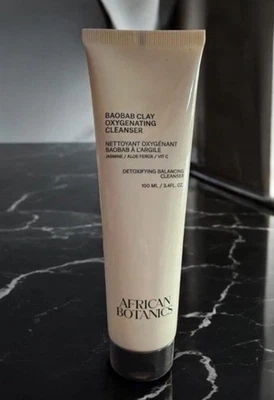 African Botanics баобаб глины оксигенирующий очищающее средство 100 мл / 3,4 унции новый запечатанный - Изображение 1 из 4