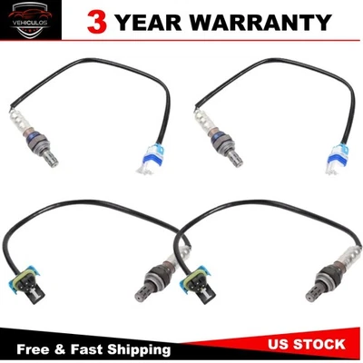 Sensor de oxígeno 4 piezas para Chevy Silverado 2003-2007 GMC Sierra 2500HD 6,0 L 234-4256 Foto 1 de 4