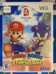 Mario & Sonic at the Olympic Games - Nintendo Wii - CASE & MANUAL ONLY - NO GAME - Picture 1 of 3