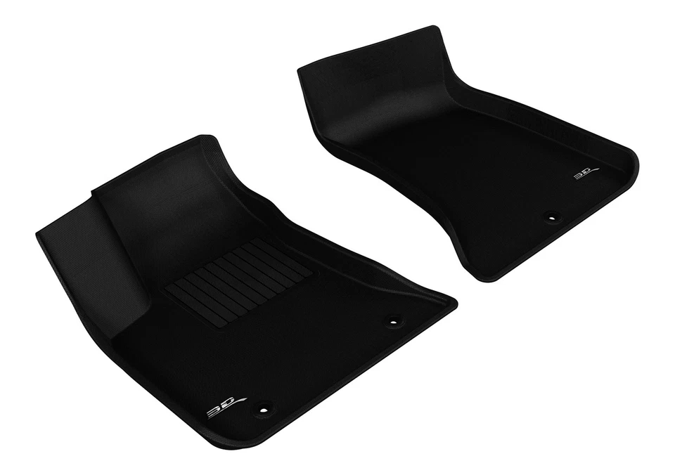 Floor Mats Kagu Liners Black 1st Row Black for 11-23 Charger/Chrysler 300 RWD - Imagem 1 de 4