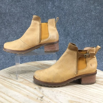 El Naturalista Boots Womens 40 Tan Kentia Ankle Chelsea Booties Leather Buckle - Image 1 of 4