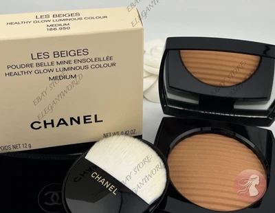 Chanel Powder Les Beiges Healthy Glow Luminous Colour MEDIUM, NIB AUTHENTIC - Image 1 of 3