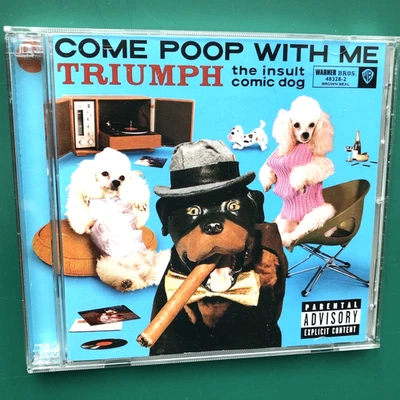 Triumph Insult Comic Dog COME POOP WITH ME Comedy CD+DVD Adam Sandler Canine Sex - Image 1 of 4