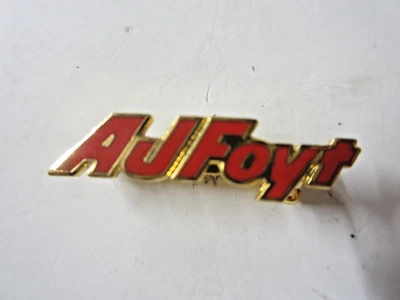 Indy Classic Original AJ Foyt Lettering Racing Hat Pin - Image 1 of 2