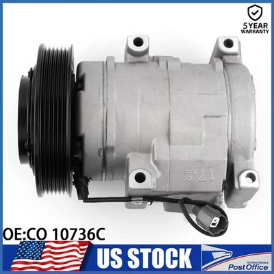 AC Compressor CO 10736C For 2005-2008 Honda Odyssey Pilot 2003-2006 Acura MDX Foto 1 de 4