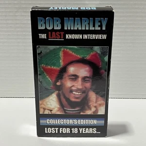 BOB MARLEY "THE LAST KNOWN INTERVIEW" COLLECTOR'S EDITION 1998 VHS - Foto 1 di 7