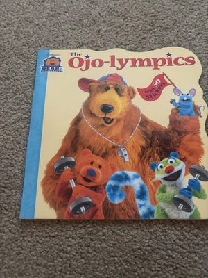 VTG Bear in the Big Blue House The Ojo-Lympics 50 Stickers 2000 1st Edition Foto 1 de 4