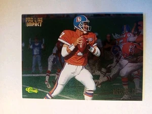 1995 Classic Pro Line Impact JOHN ELWAY #I-6 inserto Broncos #d/4500 spedizione gratuita!! - Foto 1 di 2