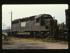 1981 NW Norfolk & Western Locomotive #6176 - Vintage 35mm Railroad Slide
