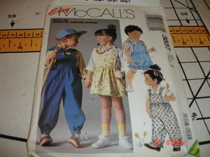  MCCALL'S KLEINES MÄDCHEN KLEIDUNG MUSTER STRAMPLER PULLOVER ETC 3837 GR. 3 - Bild 1 von 1