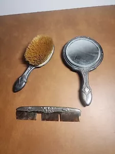 Vintage Reed & Barton 40 Kamm, Bürste und Spiegel Set - Bild 1 von 7
