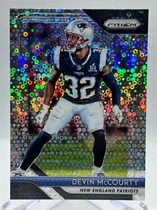 DEVIN MCCOURTY 2018 Panini Prizm Football #71 DISCO PRIZM Parallel - Picture 1 of 2