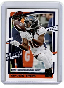 2023 Donruss Highlights #H-JEU Jerry Jeudy - Denver Broncos - Picture 1 of 2