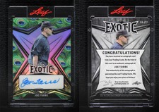 2022 Leaf Exotic Base Auto Peacock /7 Joe Torre #EA-JT2 Auto HOF