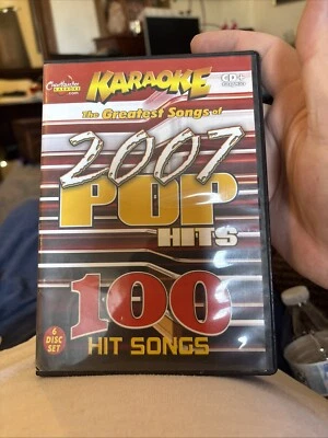 CHARTBUSTER KARAOKE 6 CD+G POP HITS 2007 VOL-ESP 491  100 SONGS WITH SONG LIST! - Image 1 of 4