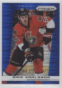 2013-14 Panini Prizm Wal-Mart Blue Pulsar Prizm Erik Karlsson #69