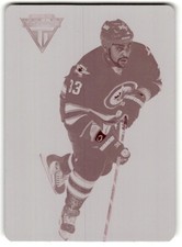 2013-14 Panini Titanium Dustin Byfuglien Printing Plate 1/1 #31 Winnipeg Jets