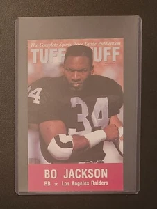 1990 Tuff Stuff Bo Jackson Raiders Jumbo Size Card - Picture 1 of 2