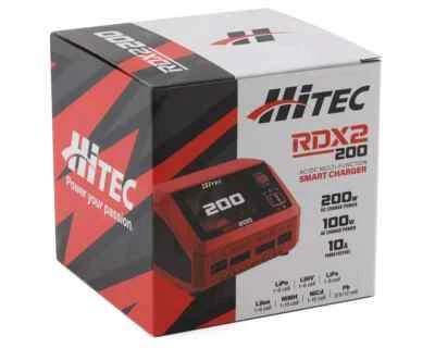 Hitec RDX2 200 Dual Smart LiPo RC Airplane Car Battery Balance Charger HRC44370 - Image 1 of 4
