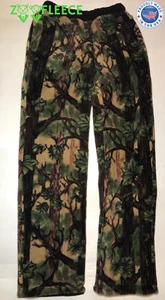 ZooFleece Army Pants Green Tree Hunting Camouflage Yoga Unisex Bottoms S-3X - Picture 1 of 4