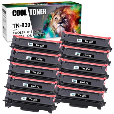 TN830 Toner Cartridge for Brother TN830 XL DCP-L2640DW HL-L2480DW HL-L2405W LOT - Image 1 of 4