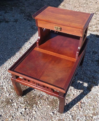 Mesa auxiliar Mid Century Caoba Lane Step (SET97) Foto 1 de 4