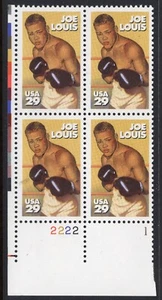 US #2766 29¢ Joe Louis LL Plate Block 1993 MNH - Picture 1 of 1